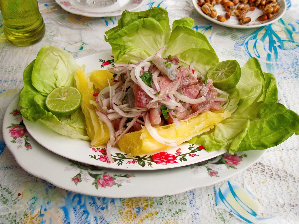 Ceviche de corvina