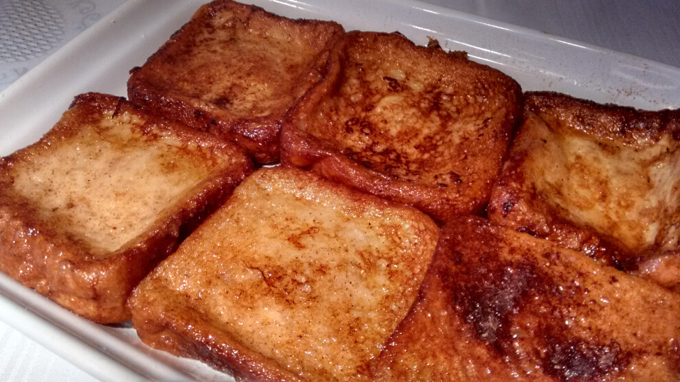 torrijas con vino y miel